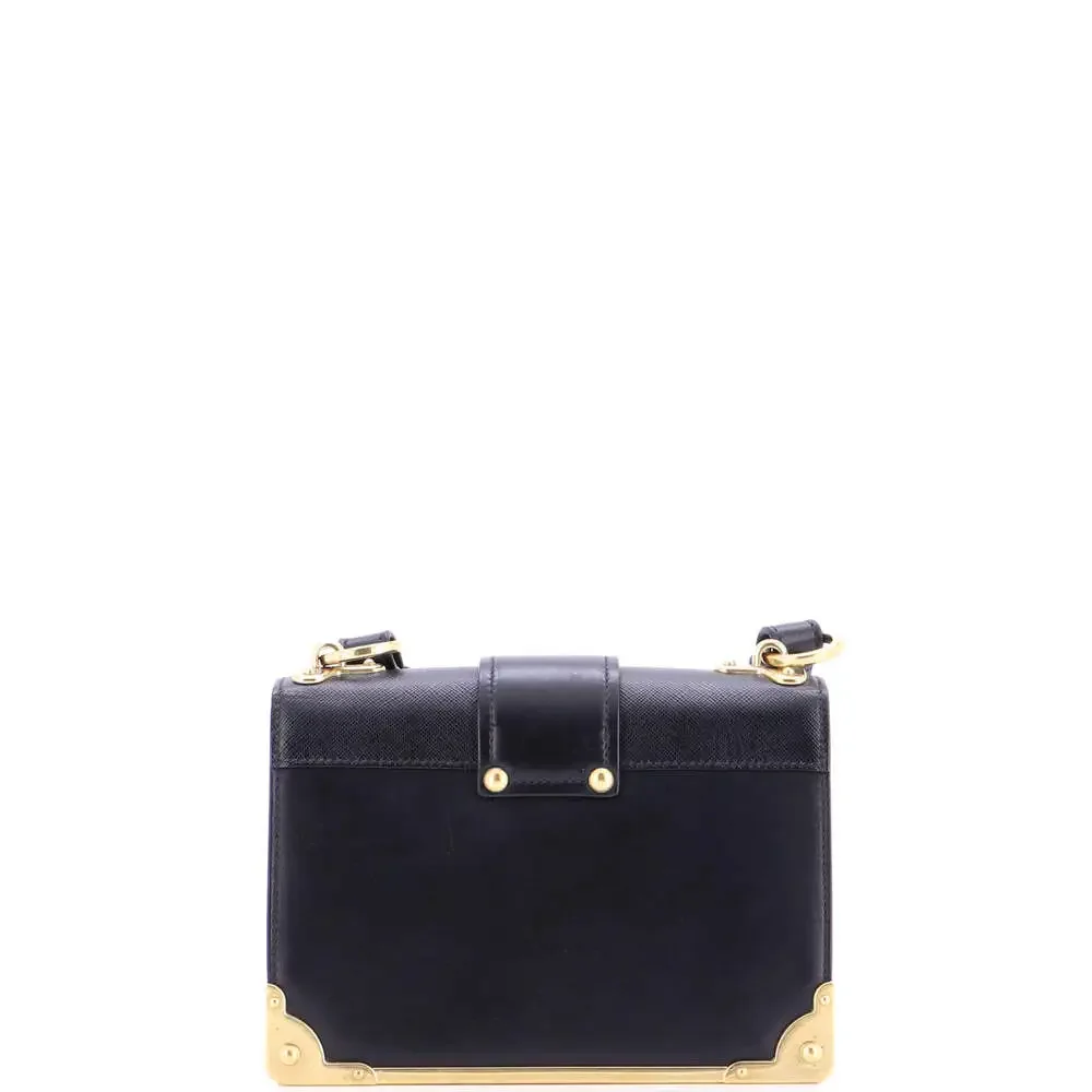 Prada Cahier Crossbody Bag Embellished #219686P21B - Picture 3 of 6